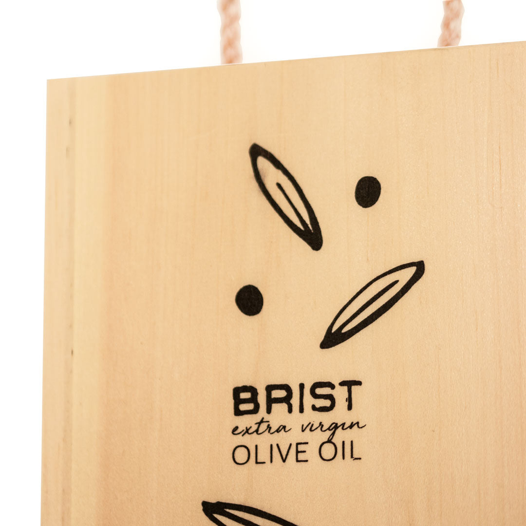 Premium Olive Oil Gift Box - Indigo