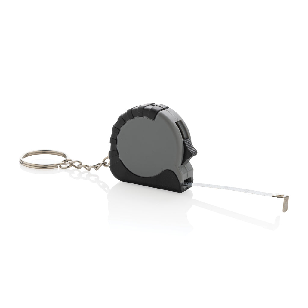MeasureMate RCS reycled ABS 1 meter tape keychain - Indigo