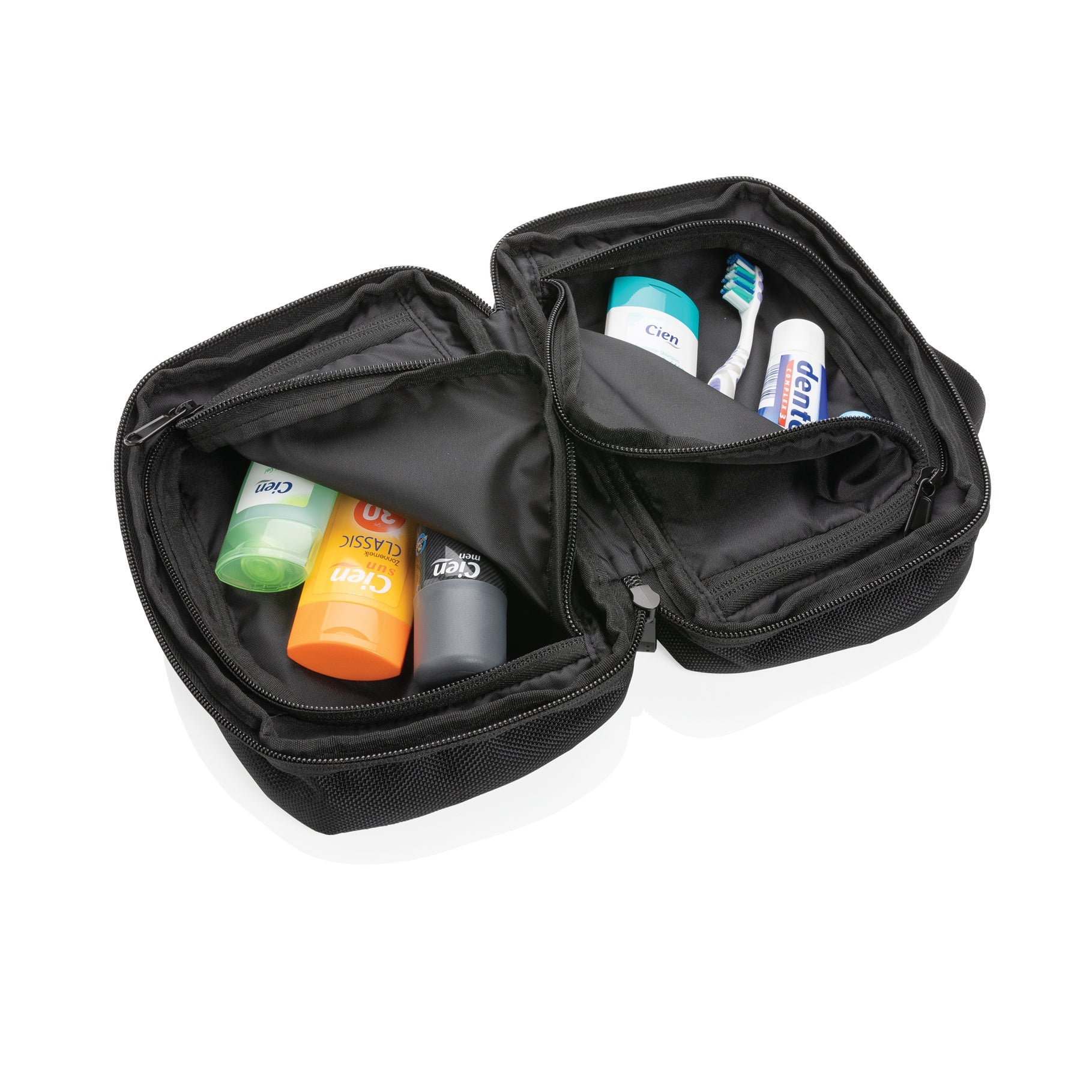 Swiss Peak AWARE™ RPET Voyager toiletry bag - Indigo