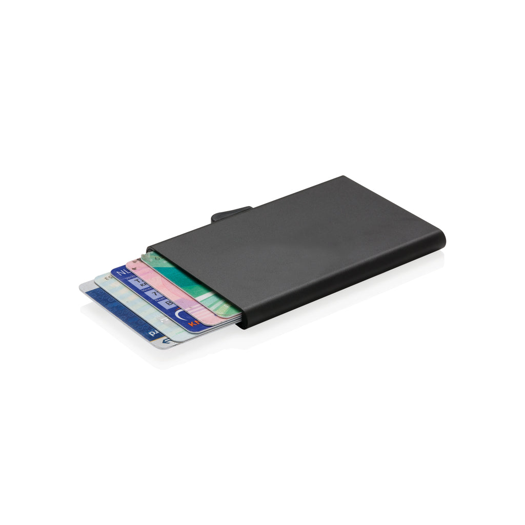 C-Secure aluminium RFID card holder - Indigo