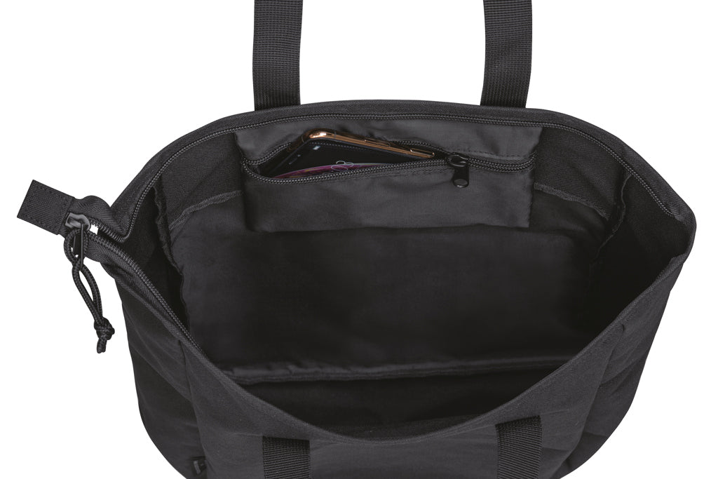 Renew AWARE™ rPET Zippered Tote - Black