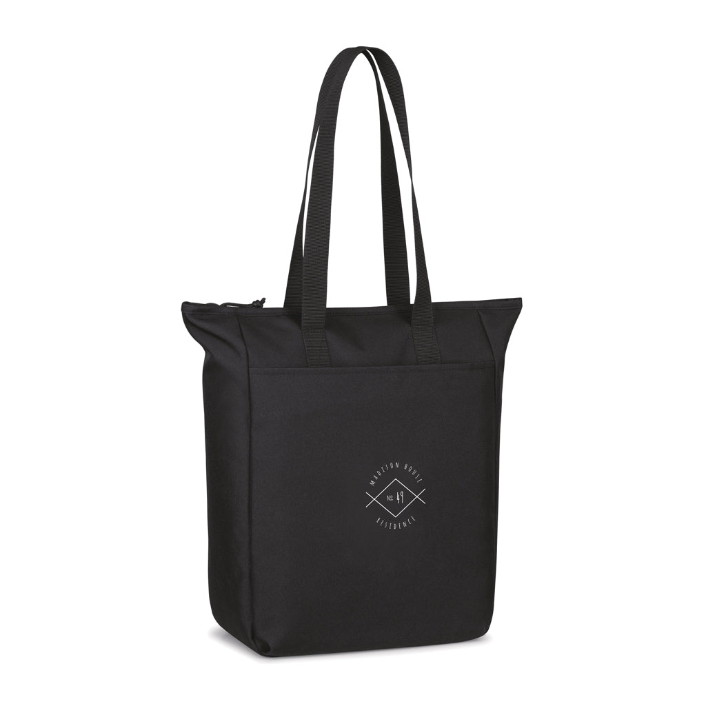 Renew AWARE™ rPET Zippered Tote - Black