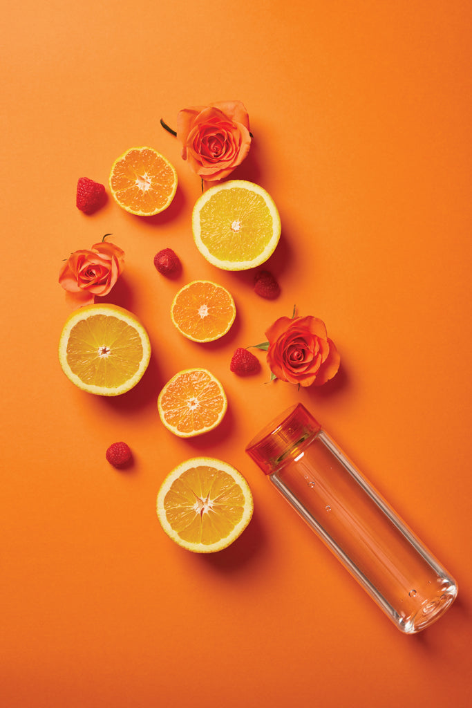 VINGA Cott RCS RPET water bottle - Orange