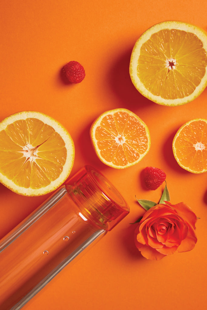 VINGA Cott RCS RPET water bottle - Orange