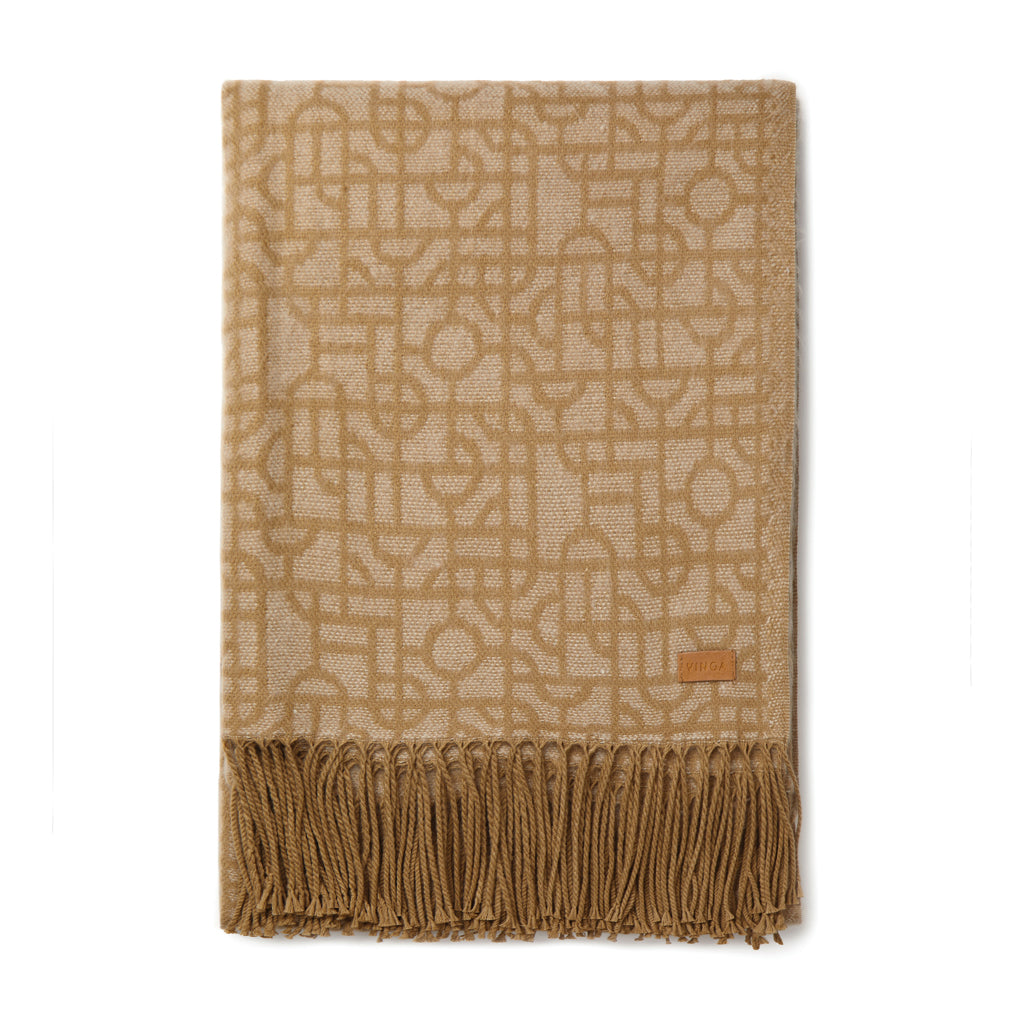 VINGA Verso blanket - Brown