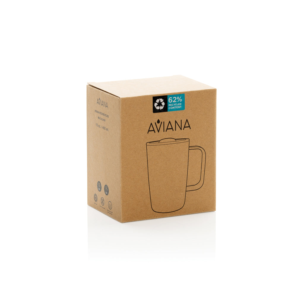 Aviana™ Rowan RCS Recycled Mug 450 ML - Black