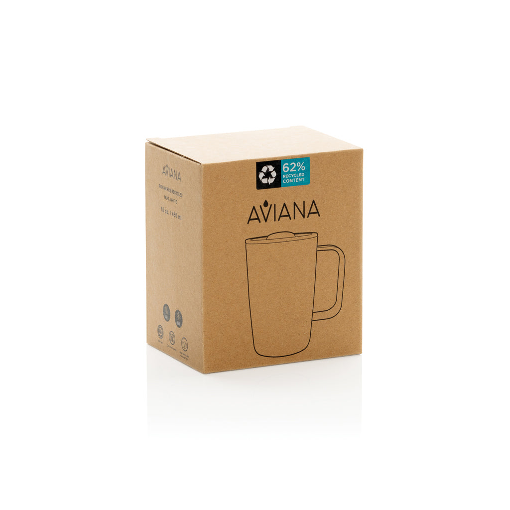 Aviana™ Rowan RCS Recycled Mug 450 ML - White