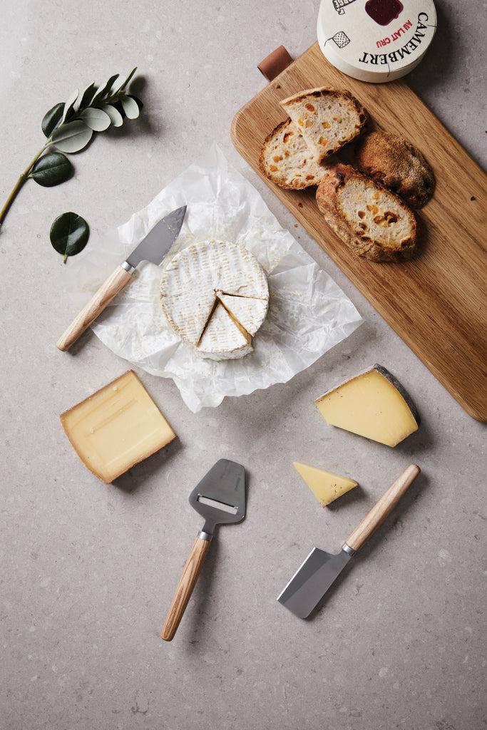 VINGA Retro cheese set - Brown