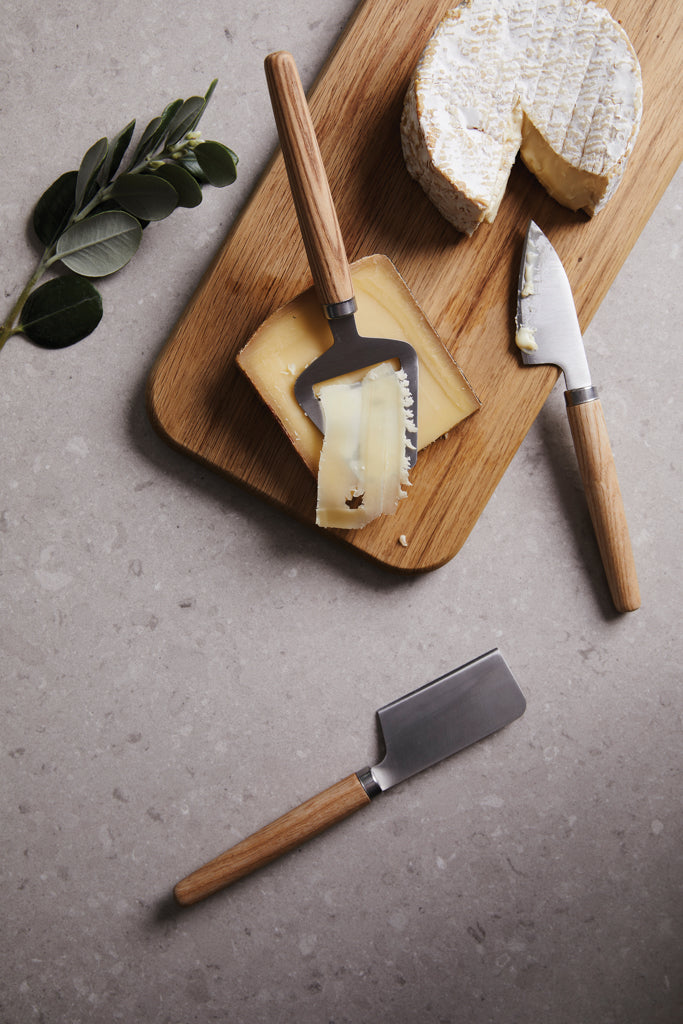 VINGA Retro cheese set - Brown