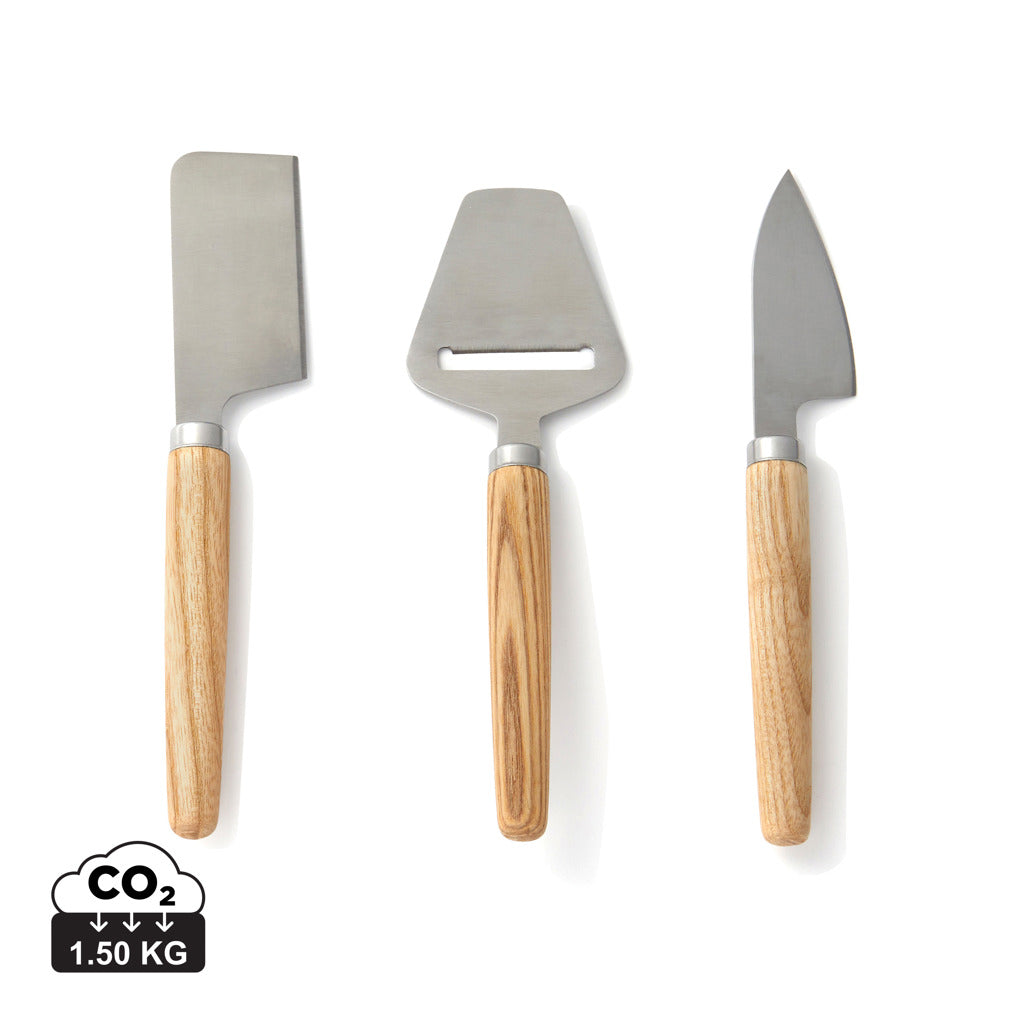VINGA Retro cheese set - Brown
