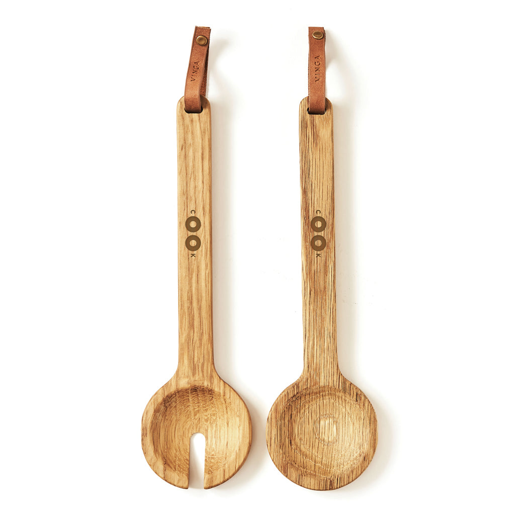 VINGA Alcamo serving cutlery - Brown