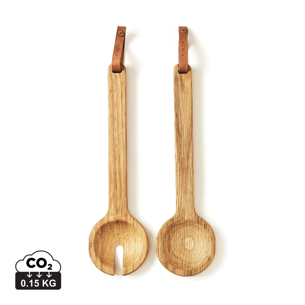 VINGA Alcamo serving cutlery - Brown