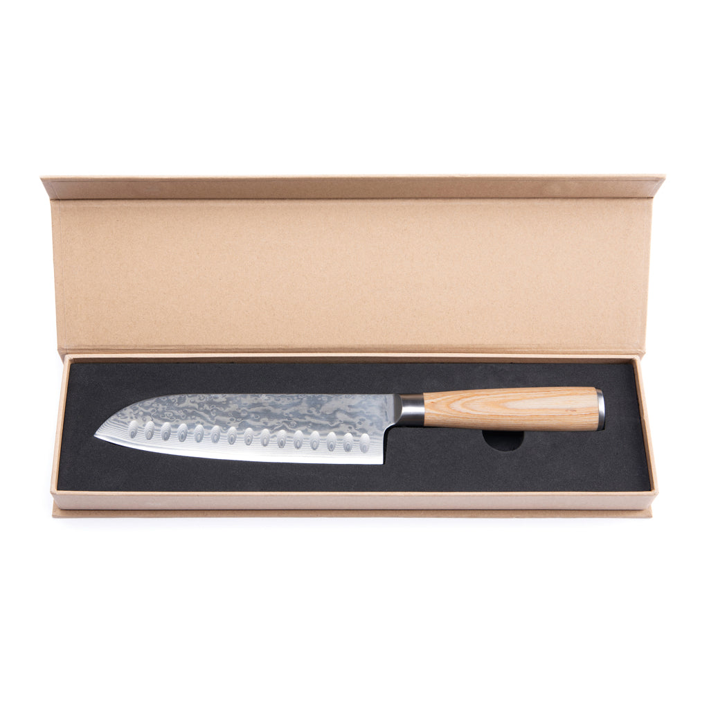 VINGA Hattasan Damascus Santoku knife - Steel