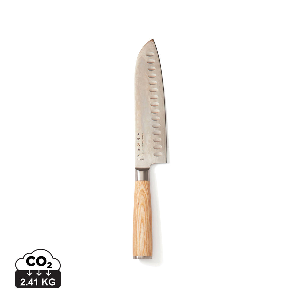 VINGA Hattasan Damascus Santoku knife - Steel