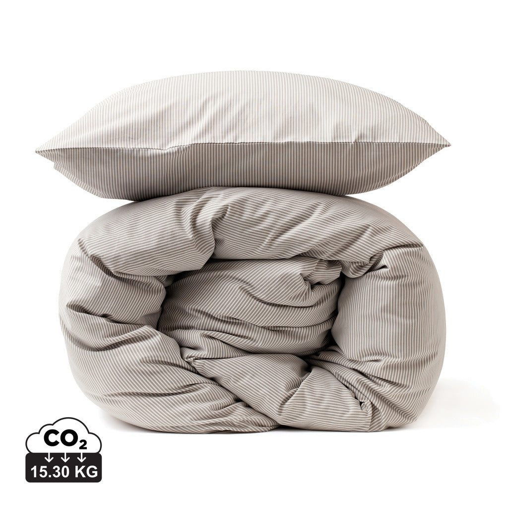 VINGA Montgomery premium cotton bed linen, 4 pcs set - Grey