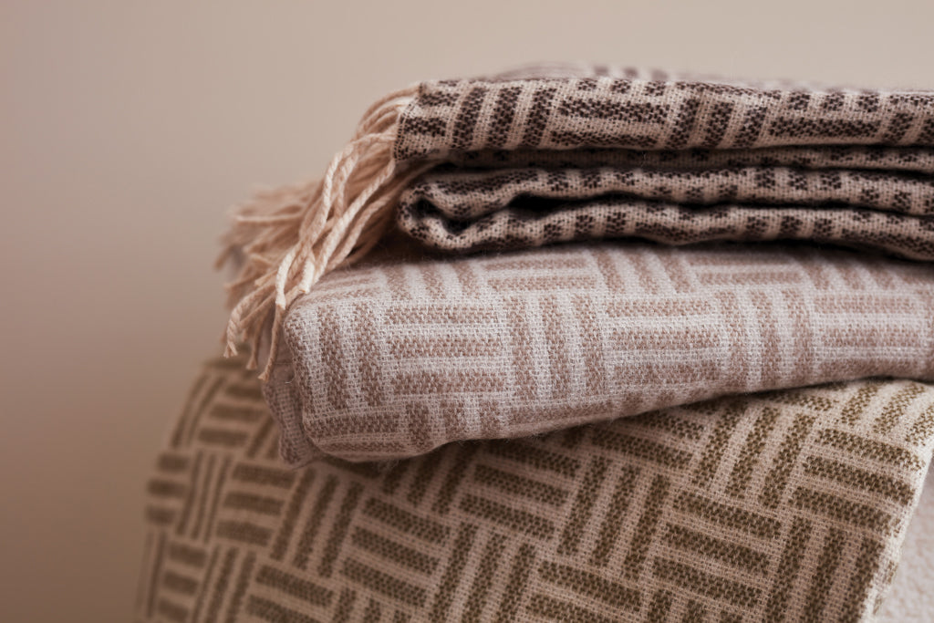 VINGA Lenox blanket - Green
