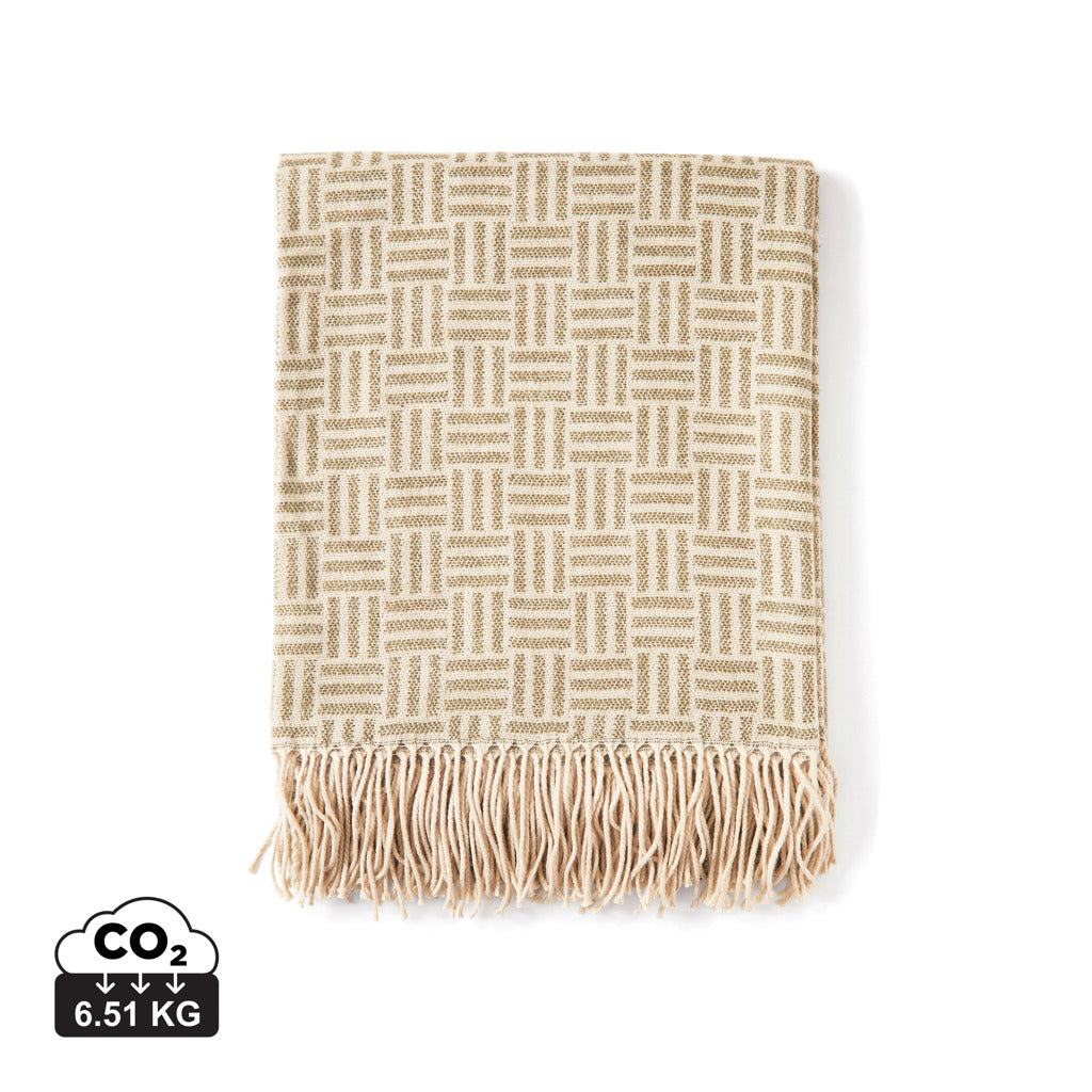 VINGA Lenox blanket - Green