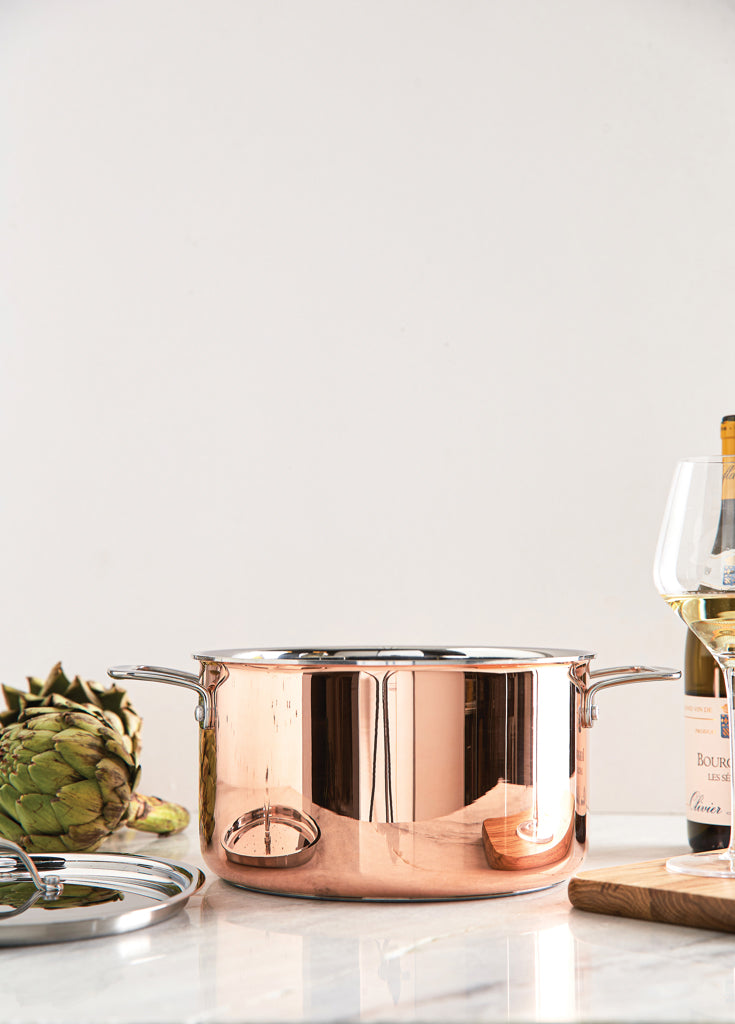 VINGA Baron copper saucepan - Brown