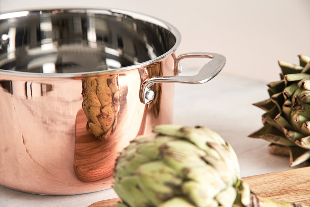 VINGA Baron copper saucepan - Brown