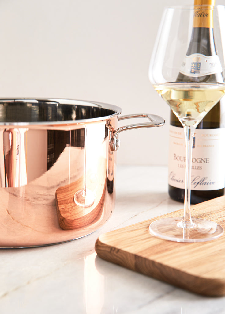 VINGA Baron copper saucepan - Brown