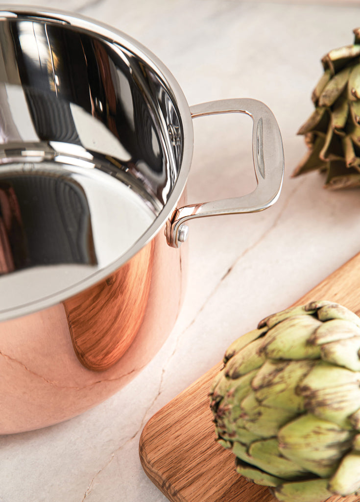 VINGA Baron copper saucepan - Brown