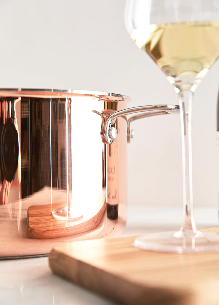 VINGA Baron copper saucepan - Brown