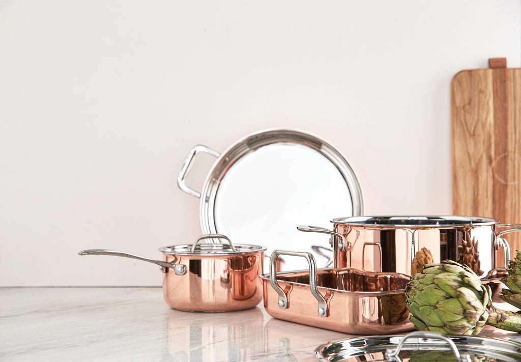 VINGA Baron copper saucepan - Brown