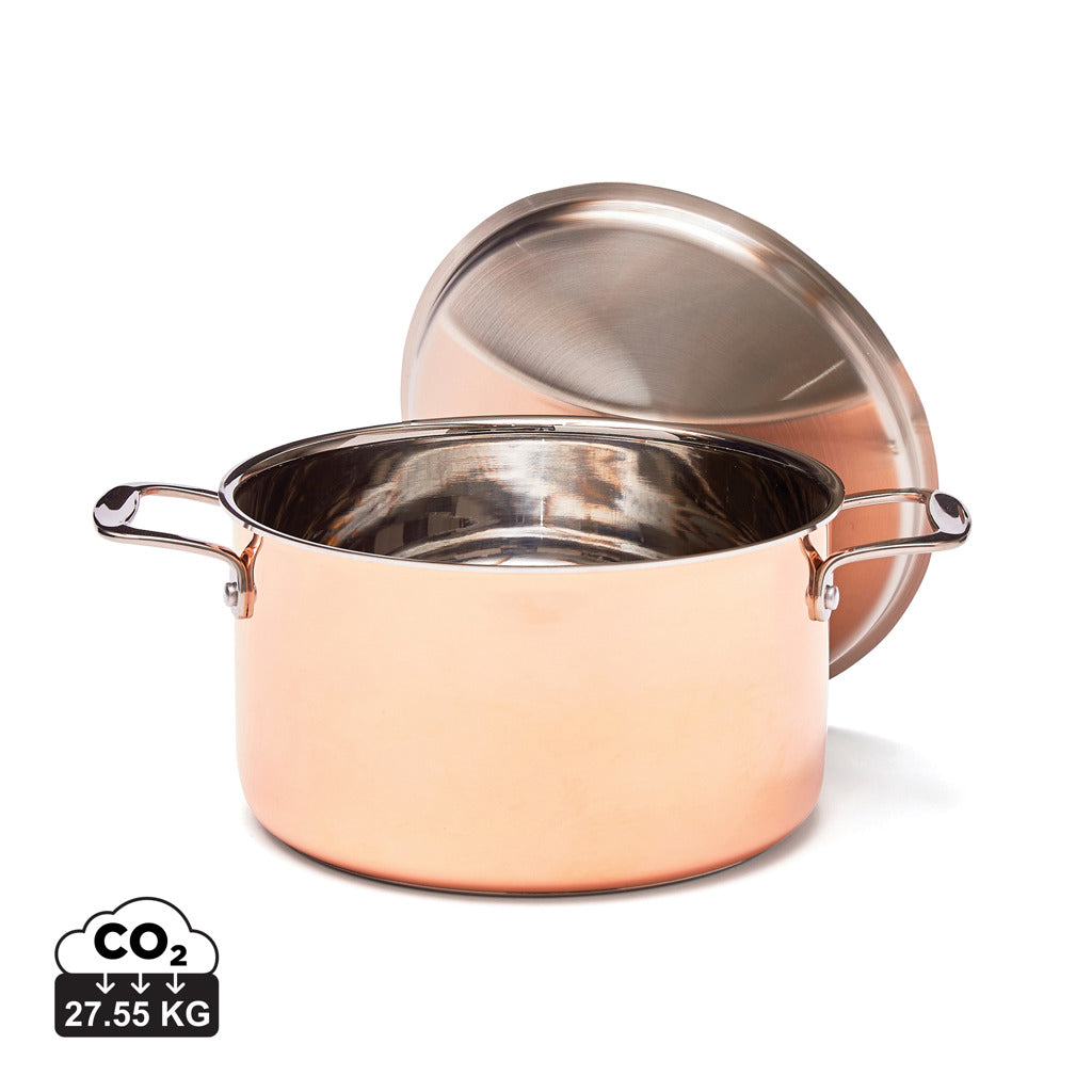 VINGA Baron copper saucepan - Brown