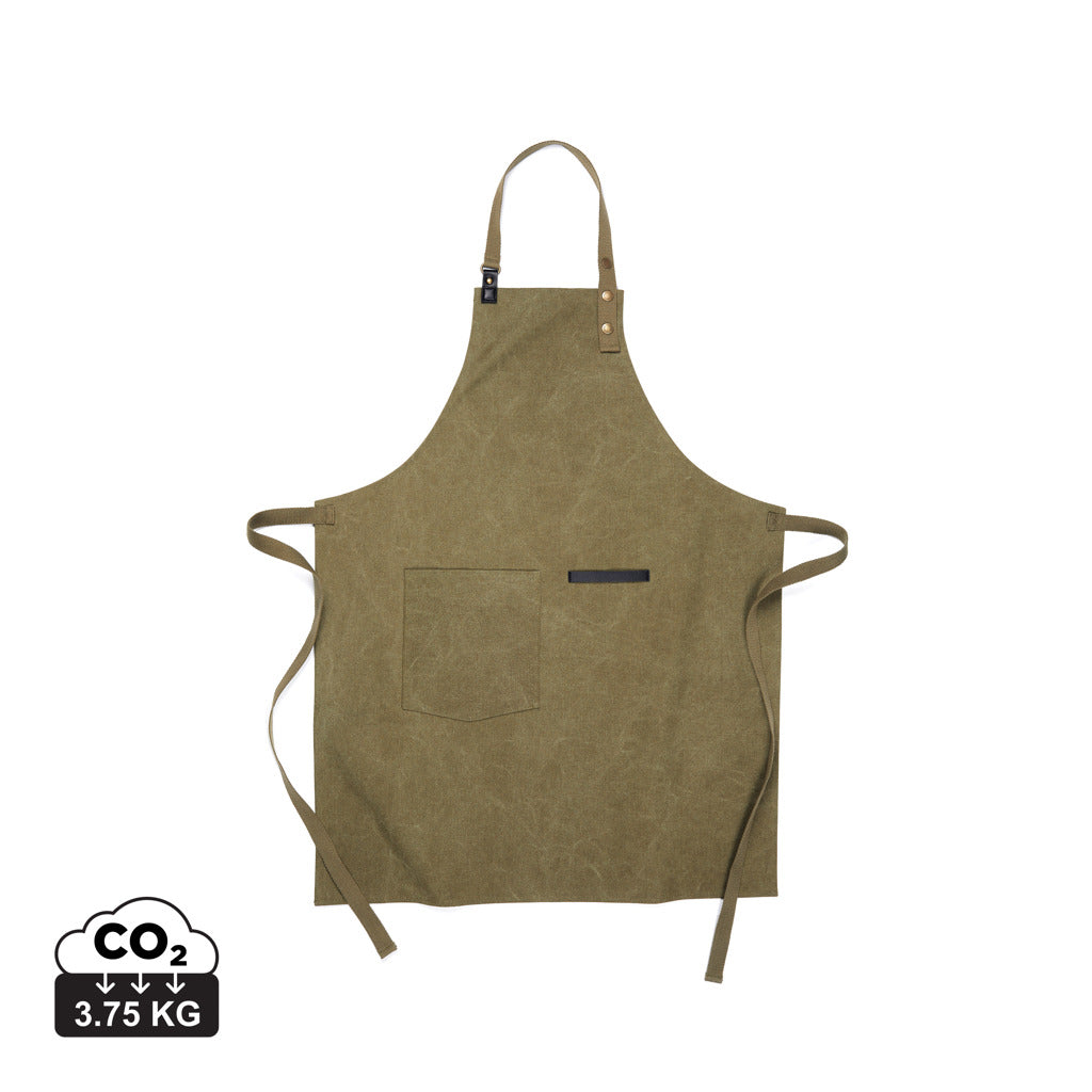 VINGA Tome GRS recycled canvas Apron - Green