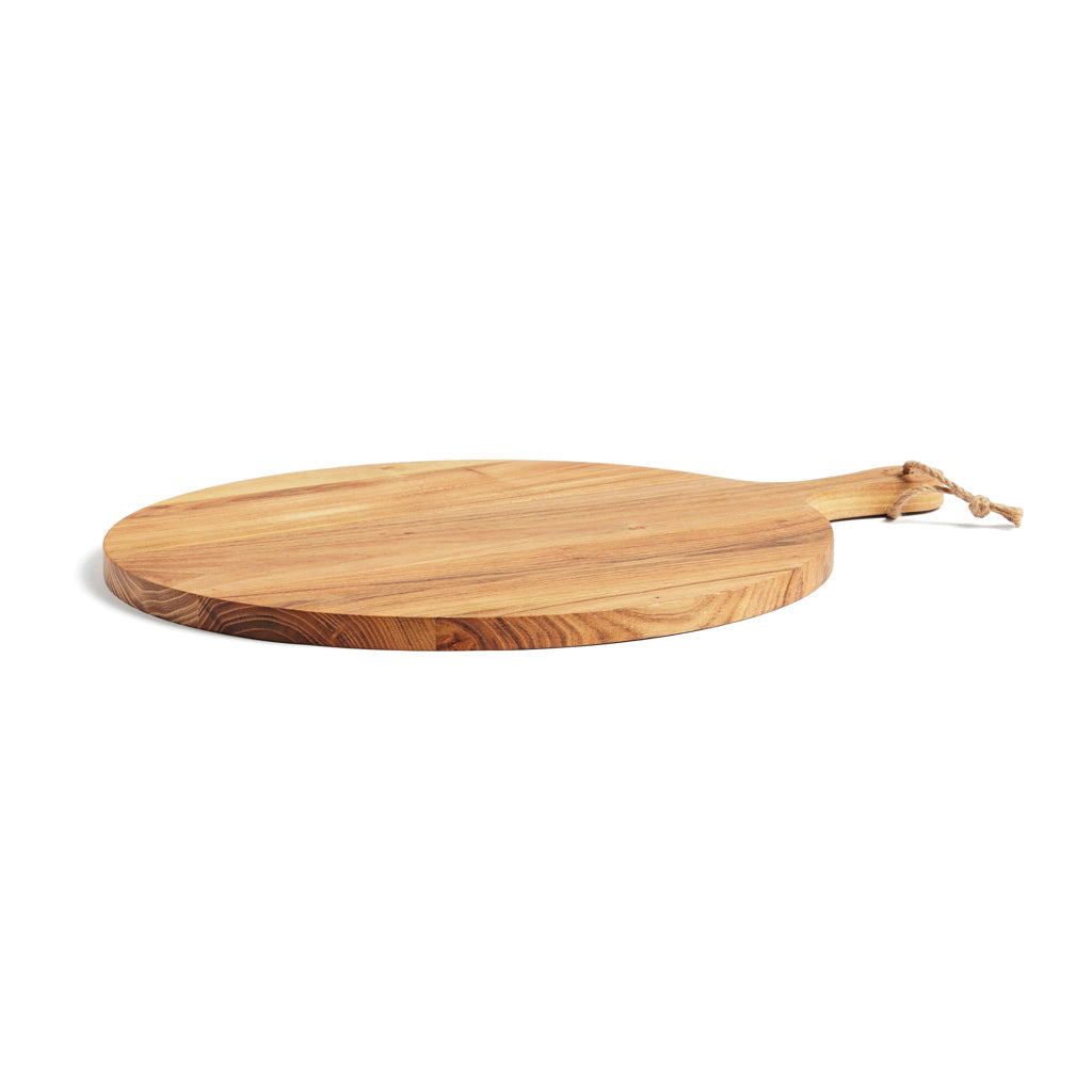 VINGA Buscot Round Serving Board - Brown