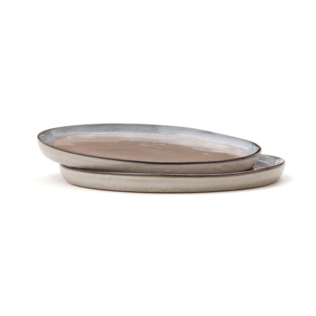 VINGA Nomimono plate 20 cm, 2 pcs set - Beige