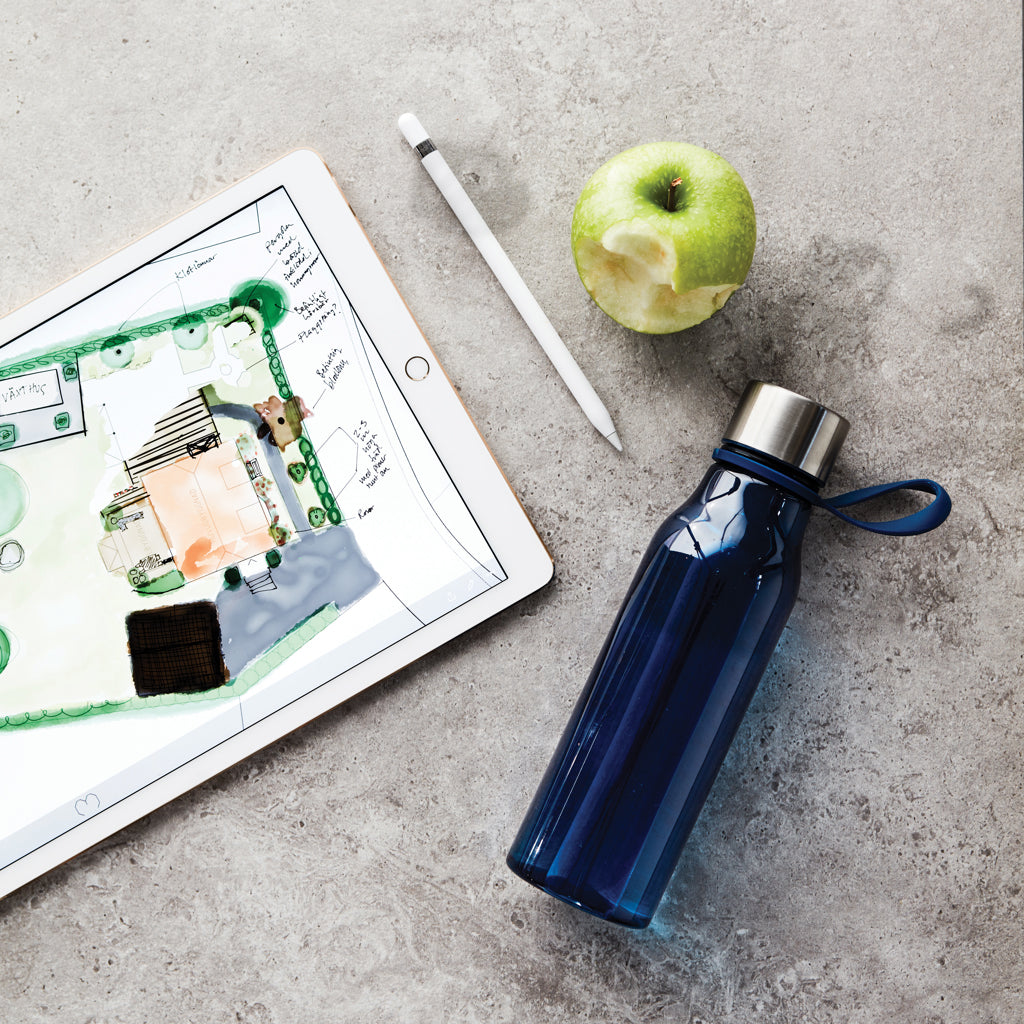 VINGA Lean tritan water bottle 600 ML - Navy
