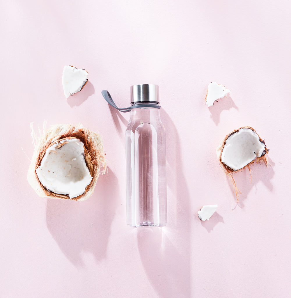 VINGA Lean tritan water bottle 600 ML - Transparent