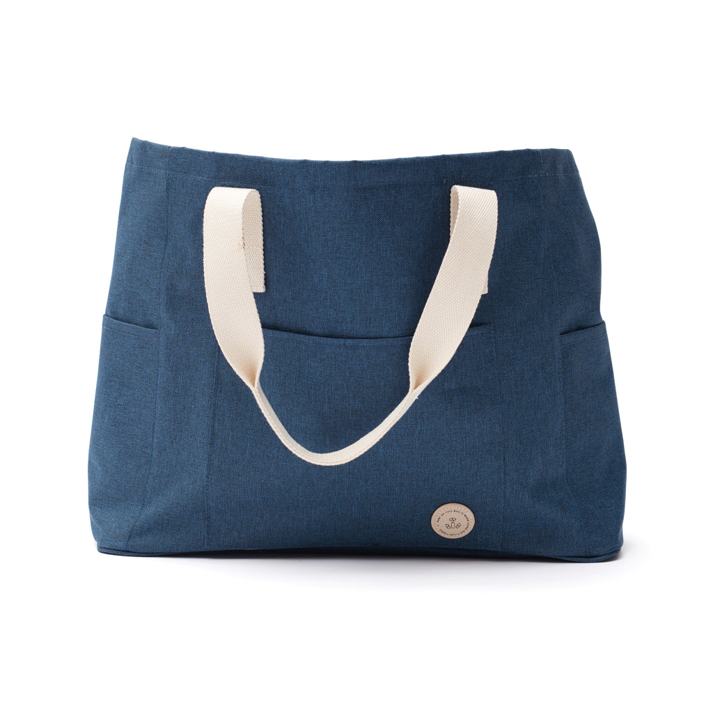 VINGA Sortino beach bag - Blue