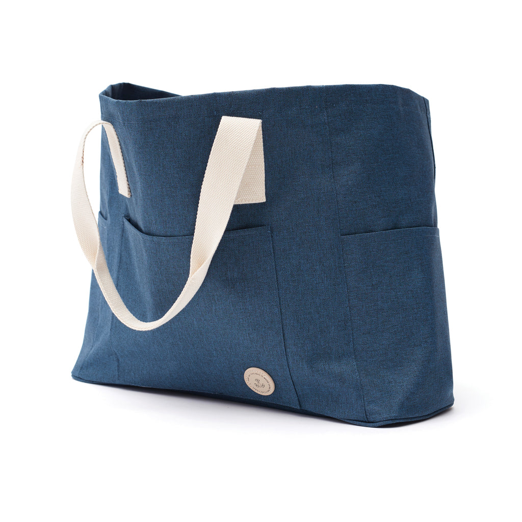 VINGA Sortino beach bag - Blue