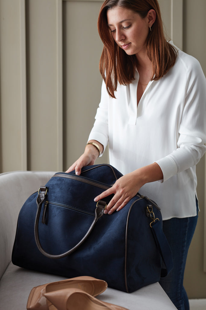 VINGA Hunton Weekend Bag - Blue