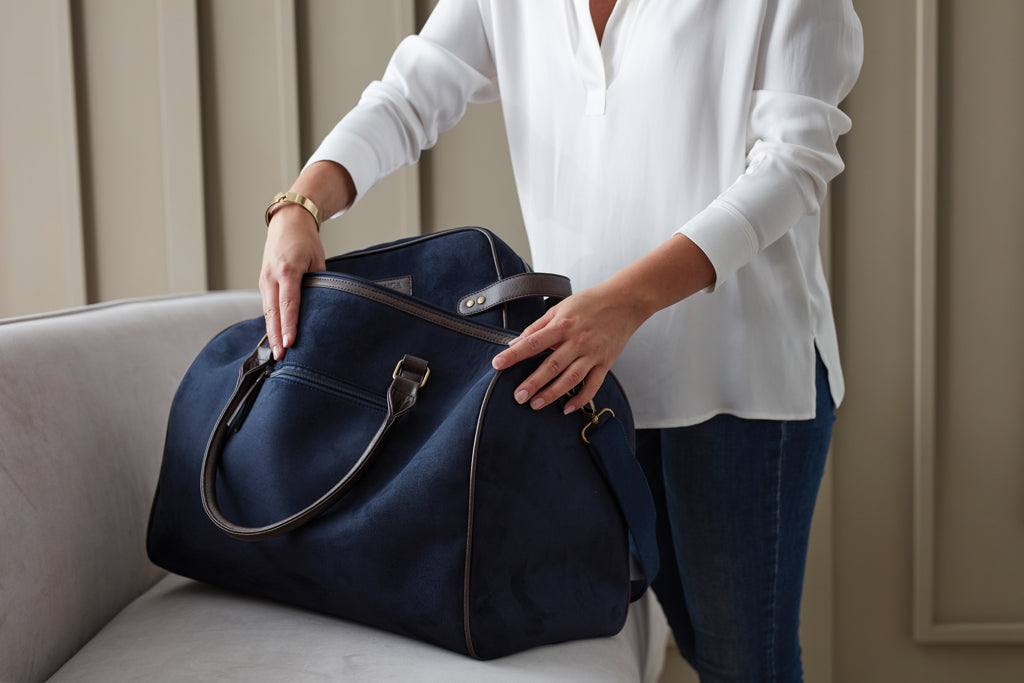 VINGA Hunton Weekend Bag - Blue