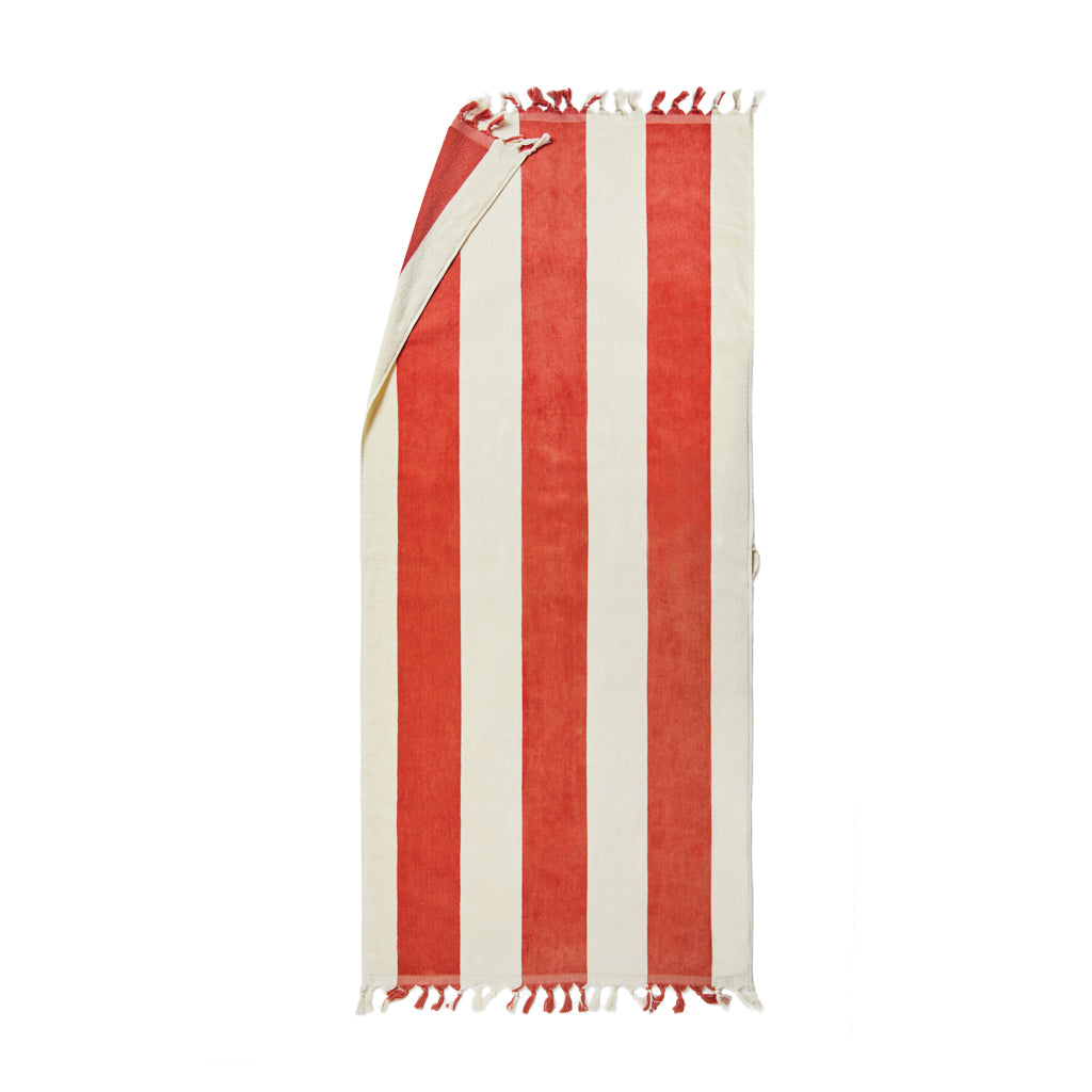 VINGA Valmer beach towel - Red