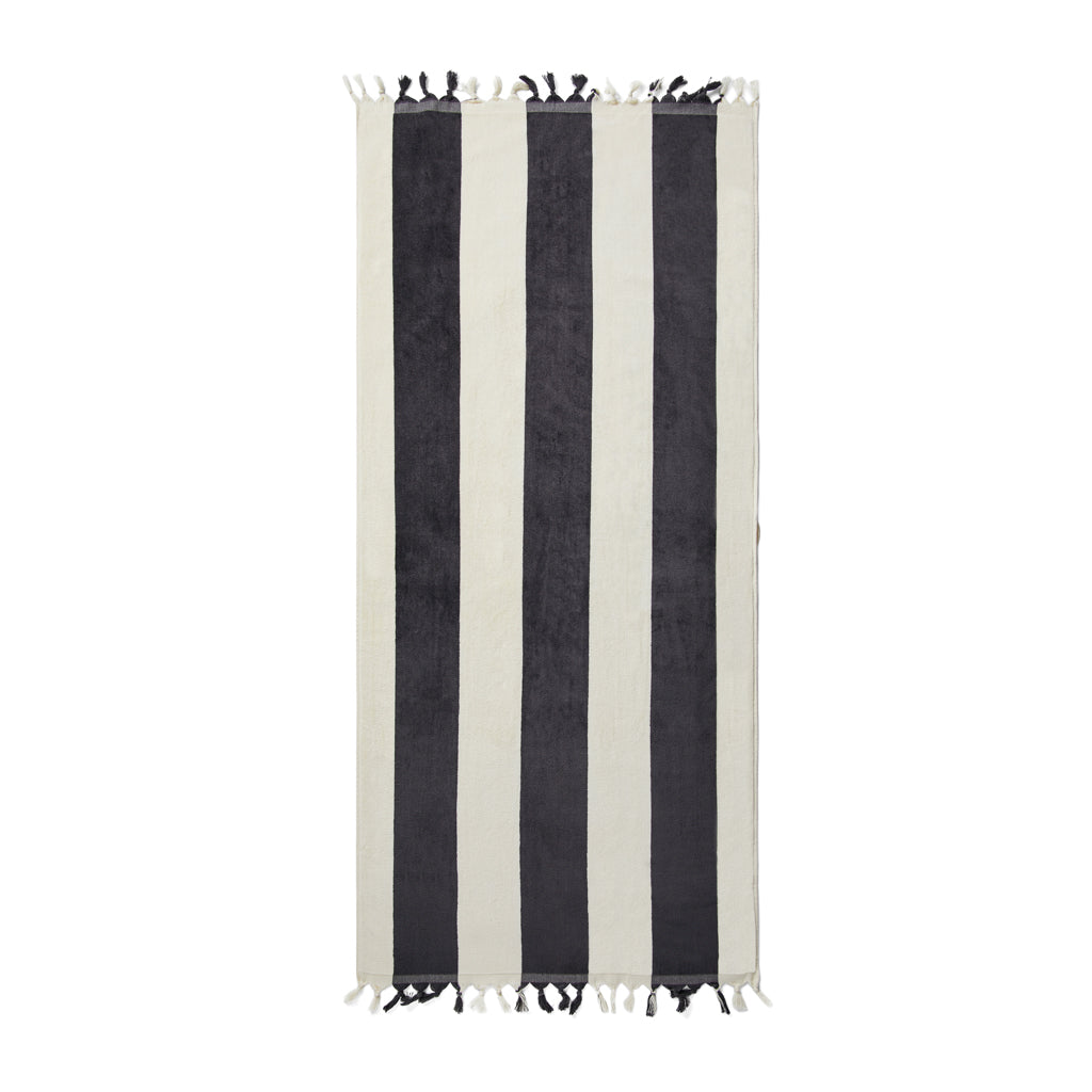 VINGA Valmer beach towel - Black