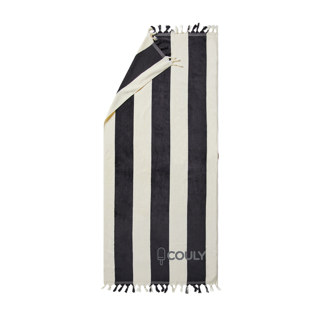 VINGA Valmer beach towel - Black