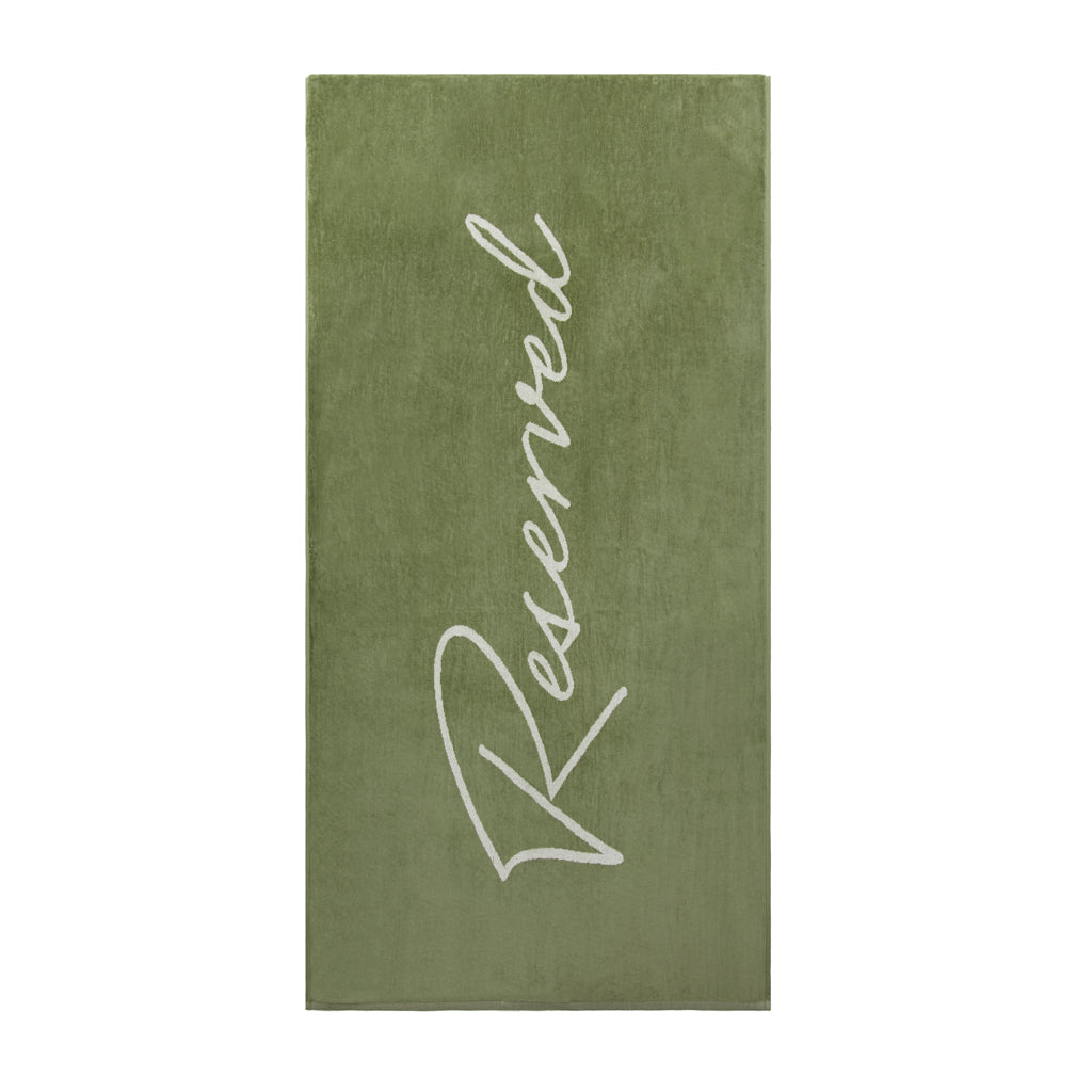 Vinga Lounge chair towel - Green