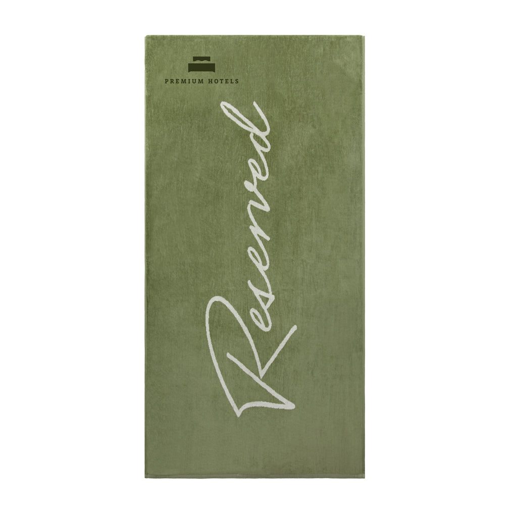 Vinga Lounge chair towel - Green