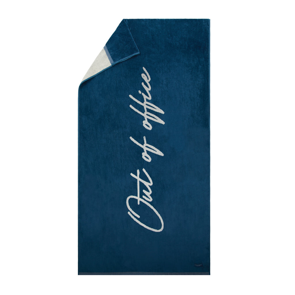 Vinga Lounge chair towel - Navy