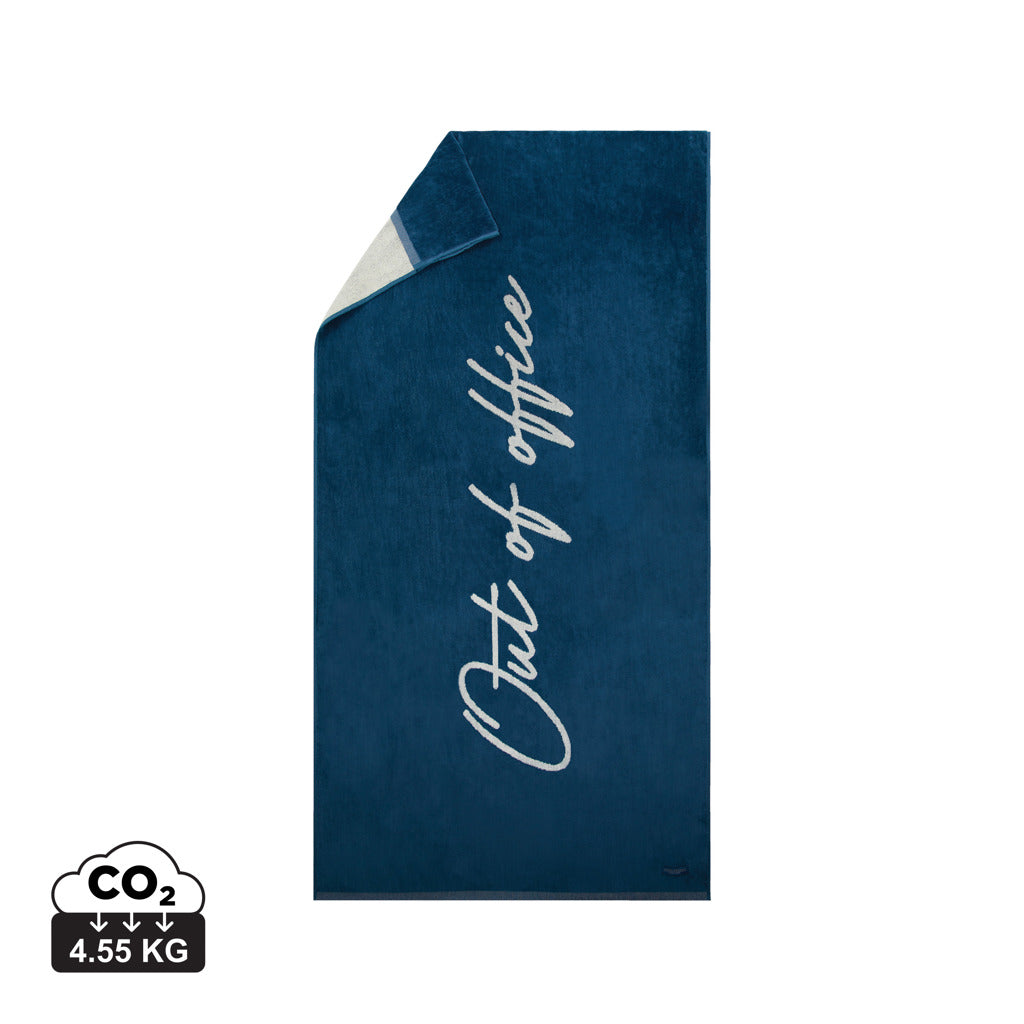 Vinga Lounge chair towel - Navy
