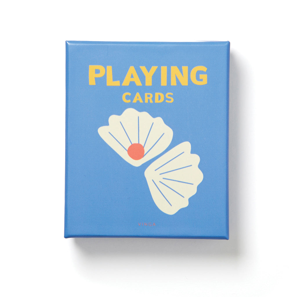 VINGA Playing cards coffee table edt. - Blue