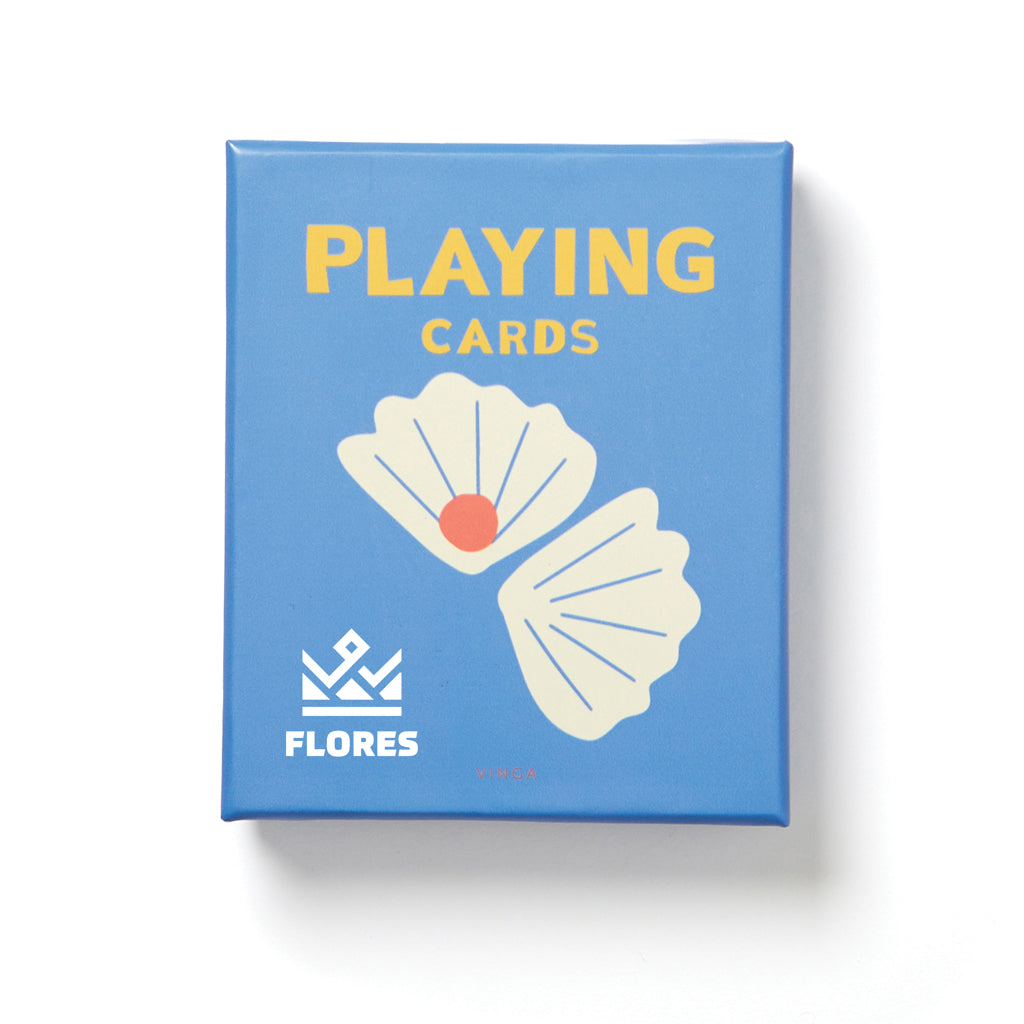 VINGA Playing cards coffee table edt. - Blue