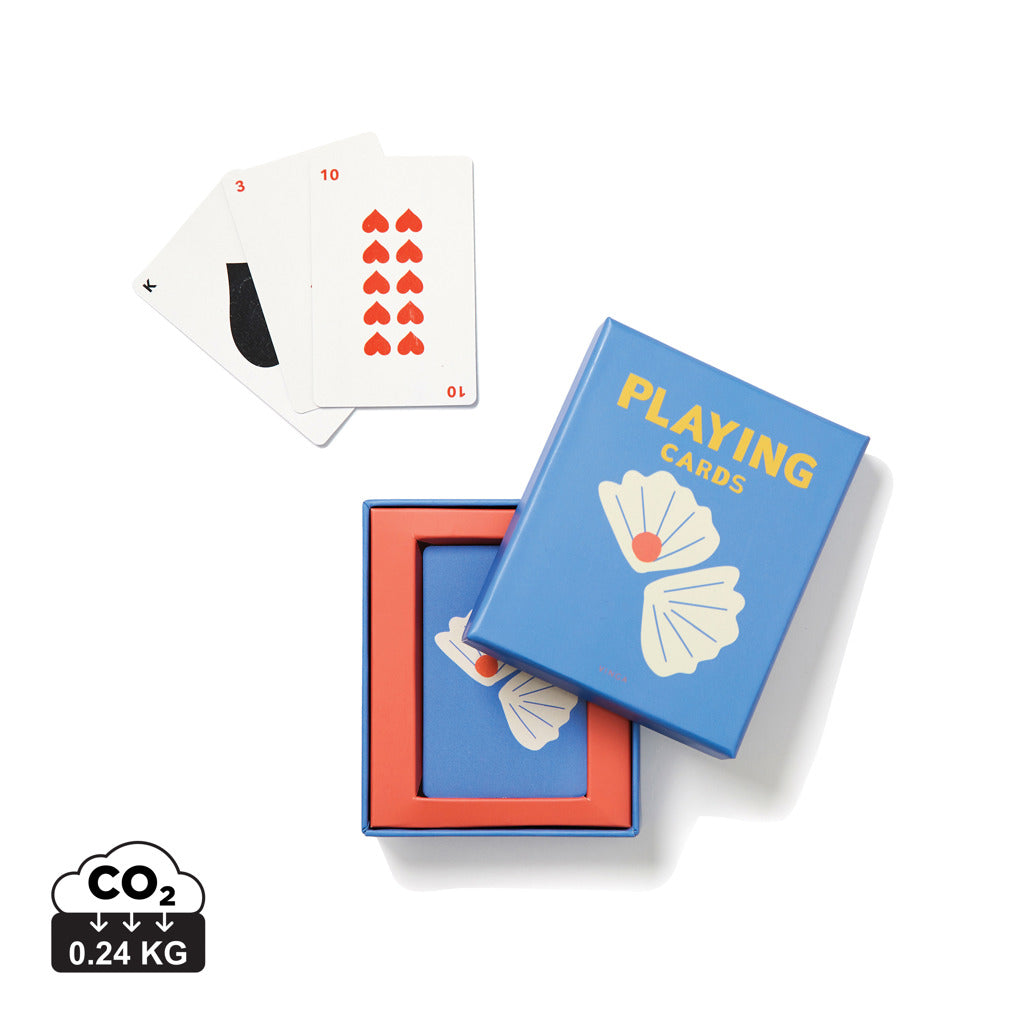 VINGA Playing cards coffee table edt. - Blue