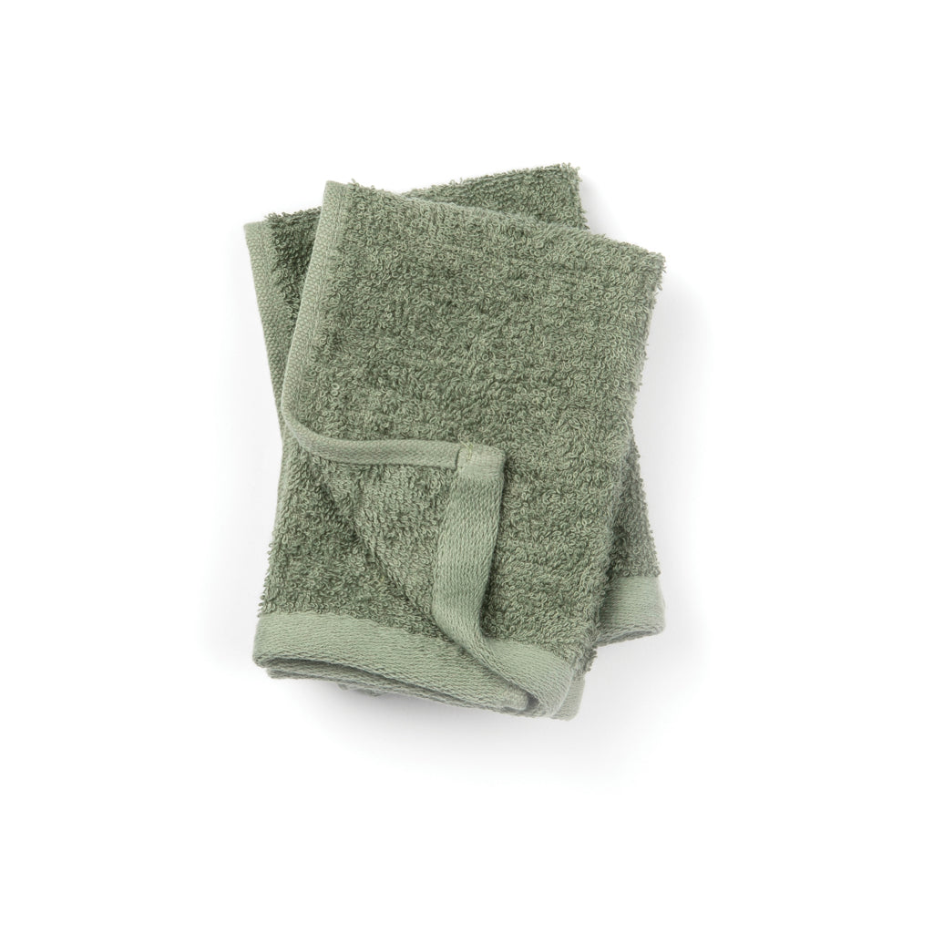 VINGA Birch towels 30x30 - Green