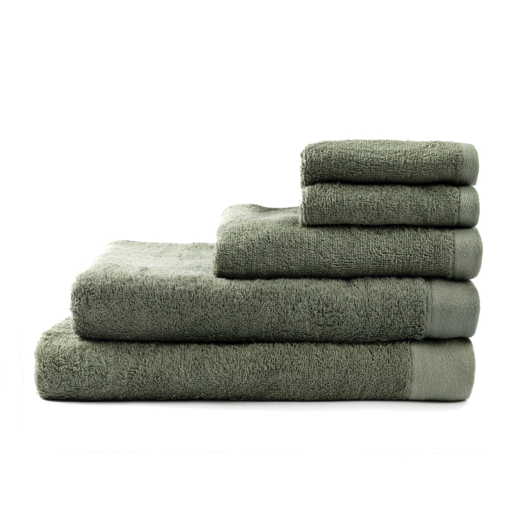 VINGA Birch towels 40x70 - Green