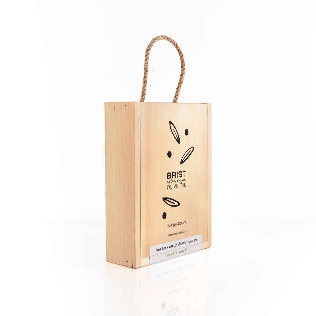 Premium Olive Oil Gift Box - Indigo